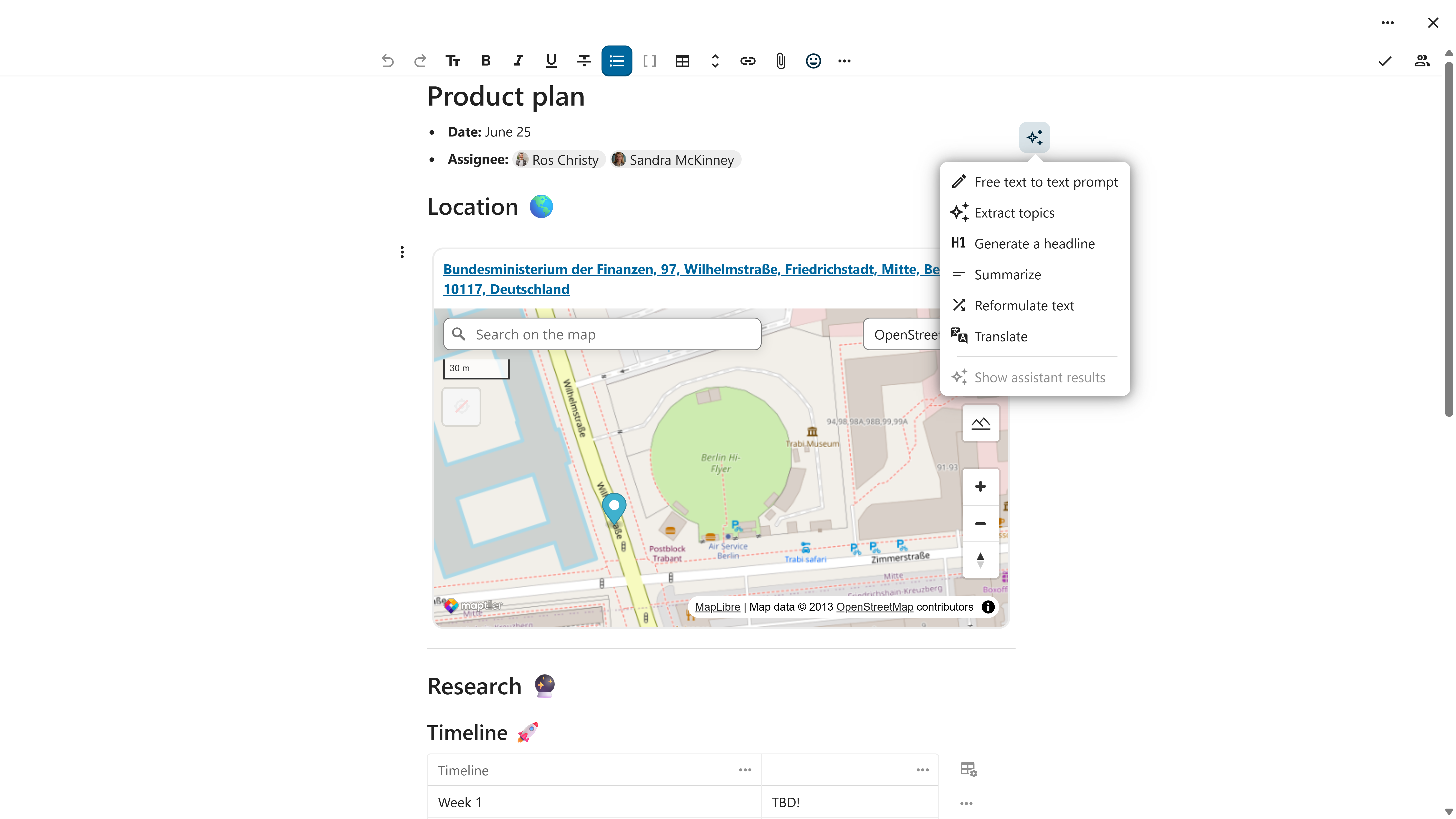 Nextcloud Assistant in Text
